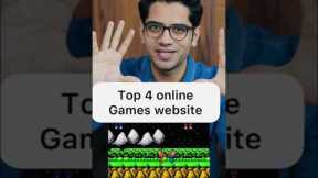 Top 4 online games website 😍😍 #shivammalik #shorts