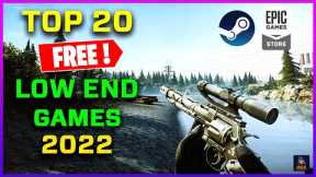 TOP 20 FREE Games for Low End PC/Laptop - 2022 | 2GB RAM | No Graphics Card Needed😱