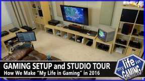 Gaming Setup and Studio Tour - How We Make MLiG in 2016 / MY LIFE IN GAMING