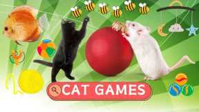 CAT GAMES | GREAT CAT TV COMPILATION | ENTERTAINING VIDEOS FOR CATS TO WATCH 😺 Cat Game Show
