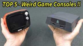Top 5 Weirdest Game Consoles .. They Play Over 10.000+ Games !