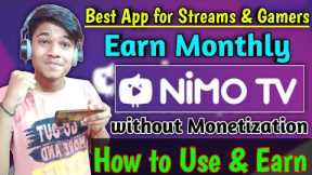 How To Stream on Nimo TV Mobile || How to Stream Games in Nimo TV & Earn Monthy without Monetization