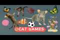CAT GAMES - Catch Mice, Bats, String