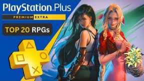 Top 20 RPGs on PlayStation Plus Extra & Premium | April - May