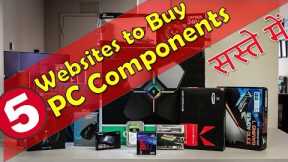 Top 5 Best Websites to Buy PC Components Parts gaming components computer peripherals in India