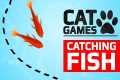 CAT GAMES - CATCHING FISH