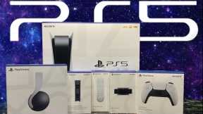 Sony PS5 Unboxing & All Accessories - PlayStation 5 Next Gen Console