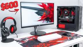 $600 FULL PC Gaming Setup Guide! (Includes Everything!)