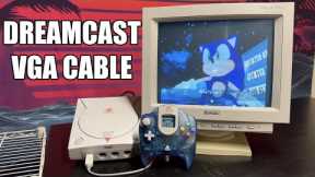 Sega Dreamcast VGA on a Vintage CRT Monitor!