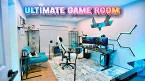 My NEW Ultimate Game Room Tour & Desk Setup 2024!