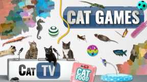 CAT Games | Ultimate Cat TV Compilation Vol 65 | 2 HOURS 🐝🐞🦋🦎🦜🐜🐭🧵