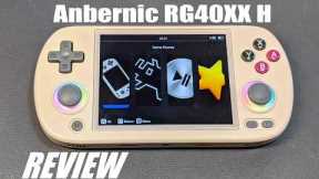 REVIEW: Anbernic RG40XX H Retro Handheld Gaming Console - Larger Screen & RGB Joysticks?