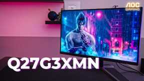 Low-Cost Mini LED Gaming Monitor | AOC Q27G3XMN Review